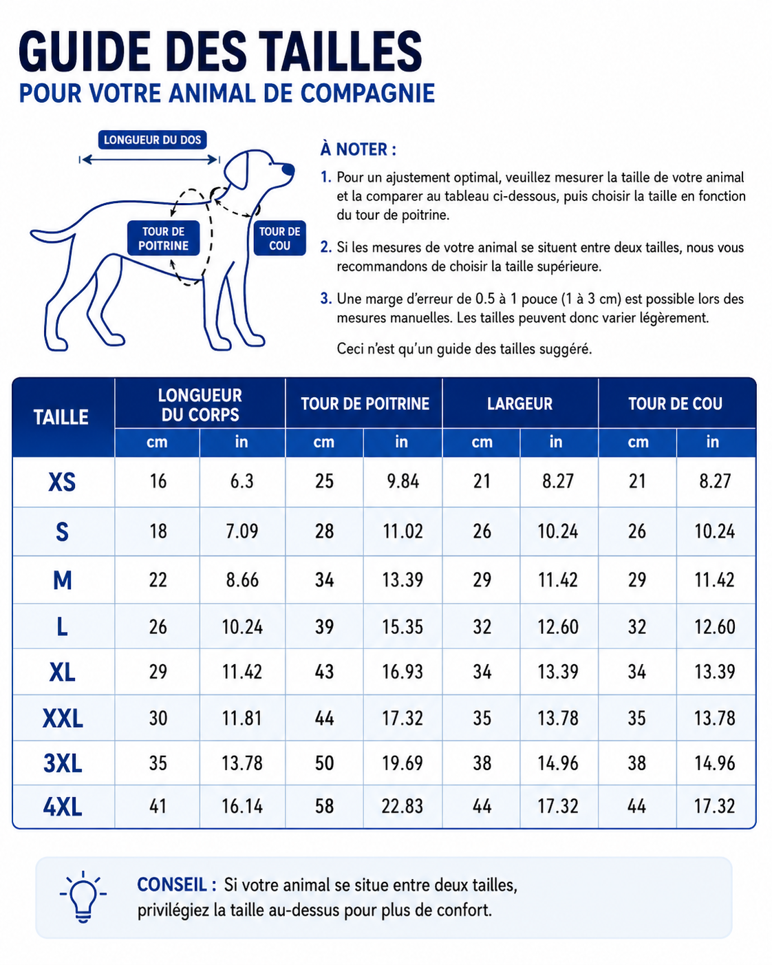 Polo Chic pour Chien - Vêtement Décontracté Été, Petites et Grandes Races