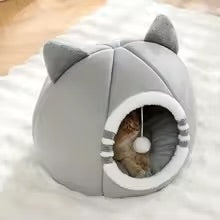 Panier Lit Douillet pour Chat – Confort Moelleux & Sommeil Paisible