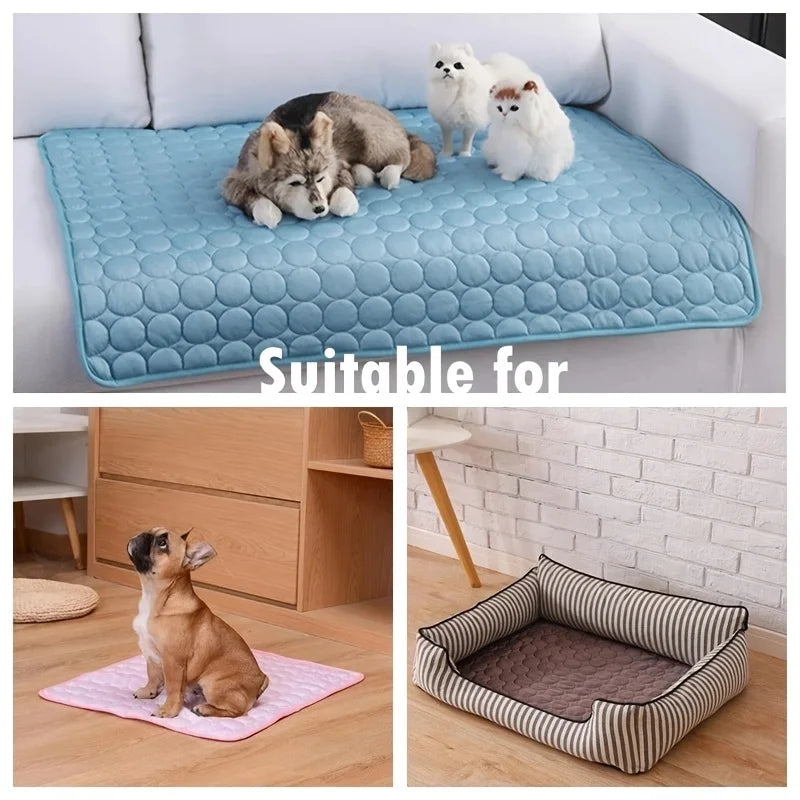 ❄️ Tapis Rafraîchissant pour Chien & Chat – Confort Été, Toutes Tailles
