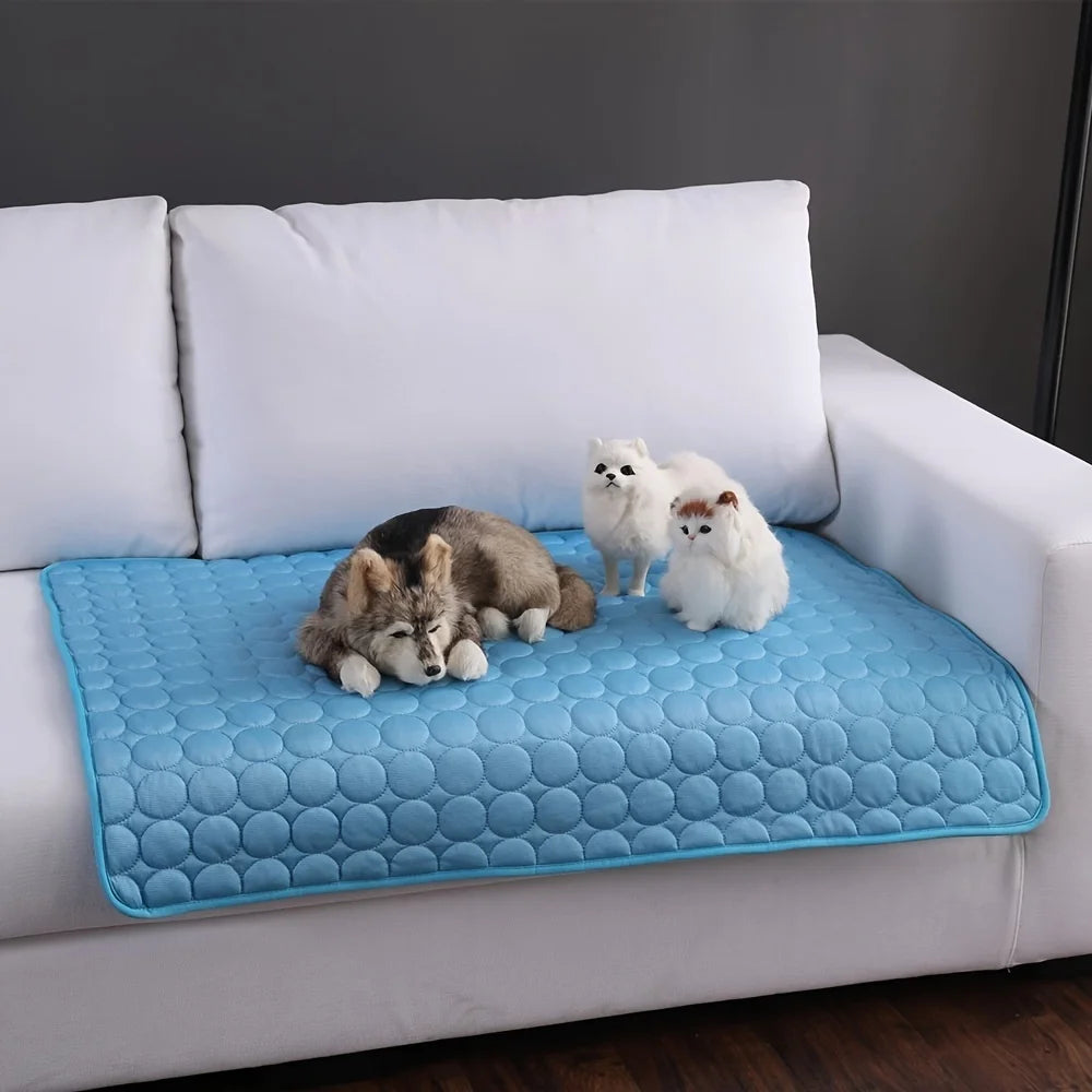 ❄️ Tapis Rafraîchissant pour Chien & Chat – Confort Été, Toutes Tailles