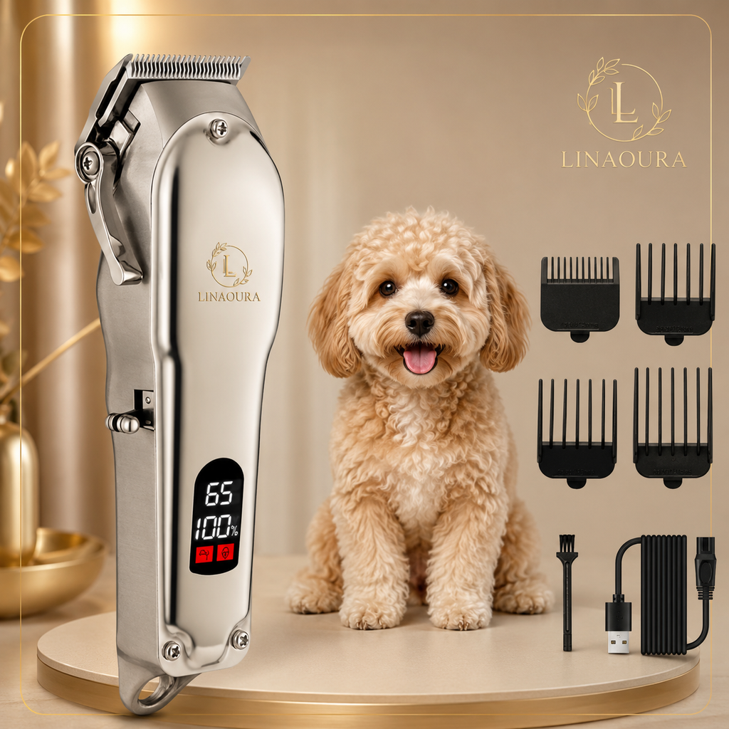 ✂️ Tondeuse de Toilettage Chien & Chat – Rechargeable, Faible Bruit