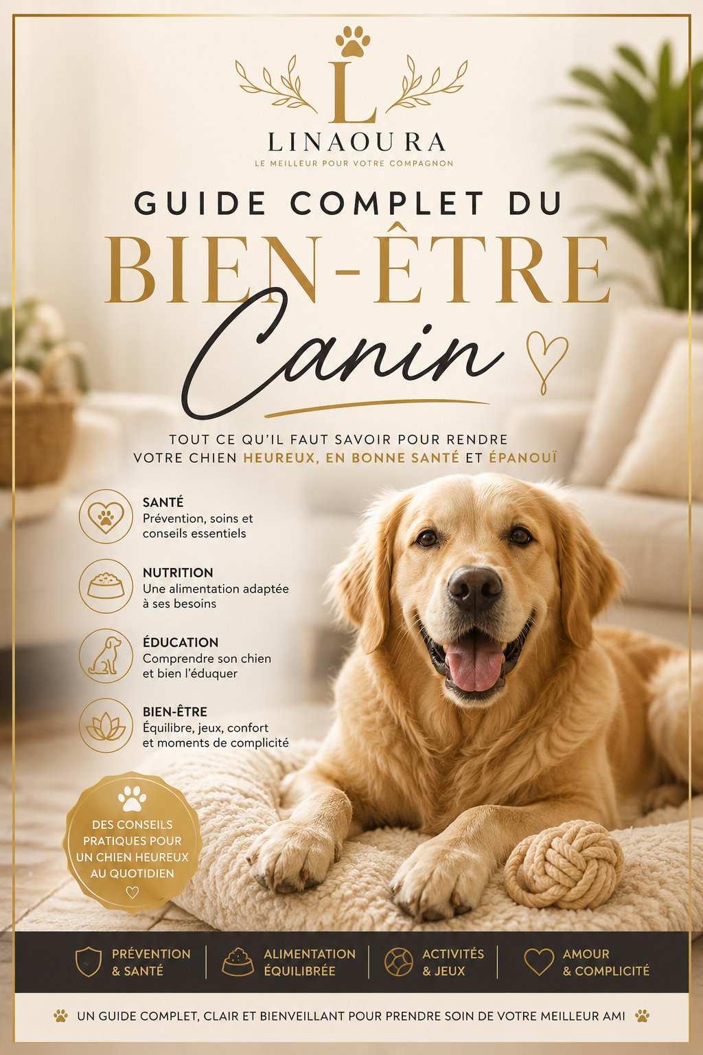 Guide Complet du Bien-Être Canin – E-book PDF