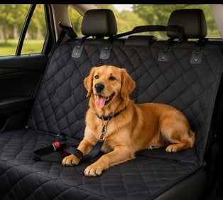 Housse de Protection Imperméable pour Siège Arrière de Voiture – Chien & Chat