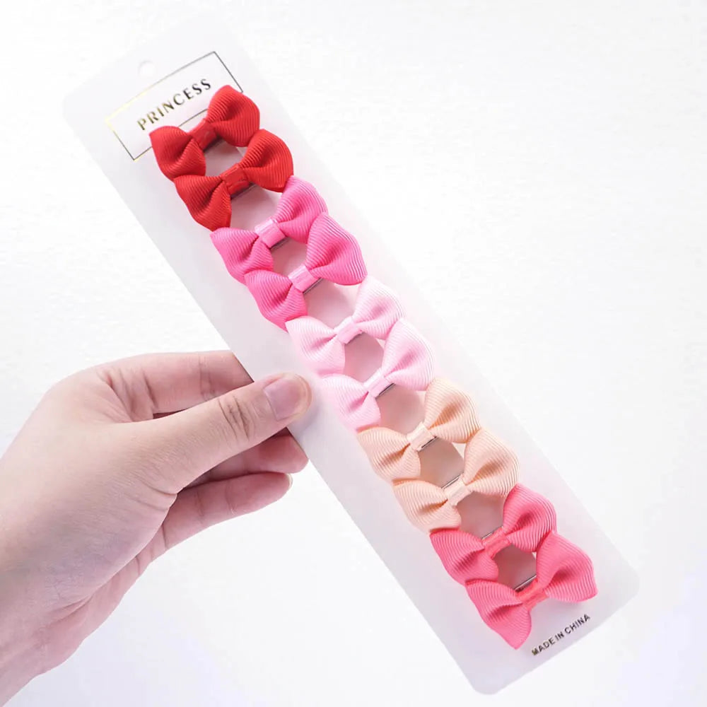 Lot de 10 Nœuds pour Chien - Barrettes Rubans Motifs Variés