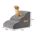 Escalier pour Chien & Chat – Mousse Haute Densité, Antidérapant, 2/3 Marches