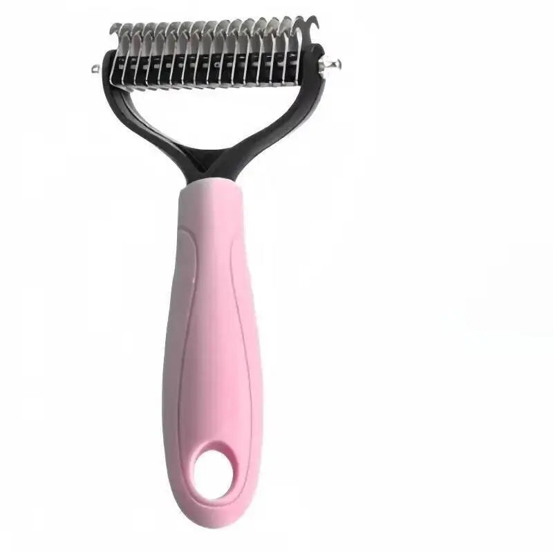 3-in-1 Detangling Brush for Dogs and Cats - Anti-Knot and Dead Hair Remover
