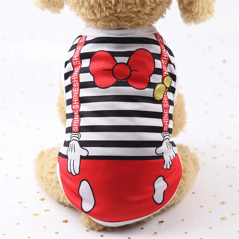 T-shirt Léger pour Petit Chien - Motifs Fantaisie, Doux et Confortable