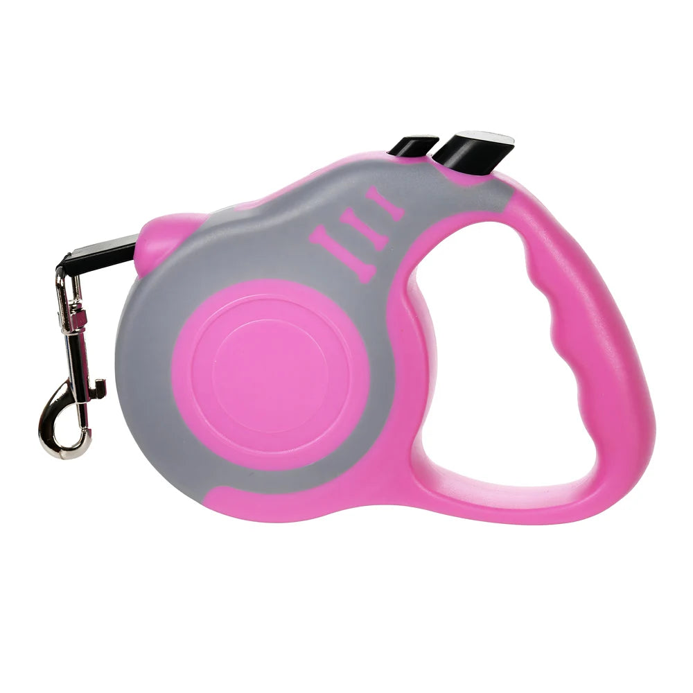 🦮 Laisse Rétractable 3M/5M pour Chien – Corde de Traction Résistante, Petits & Grands Chiens