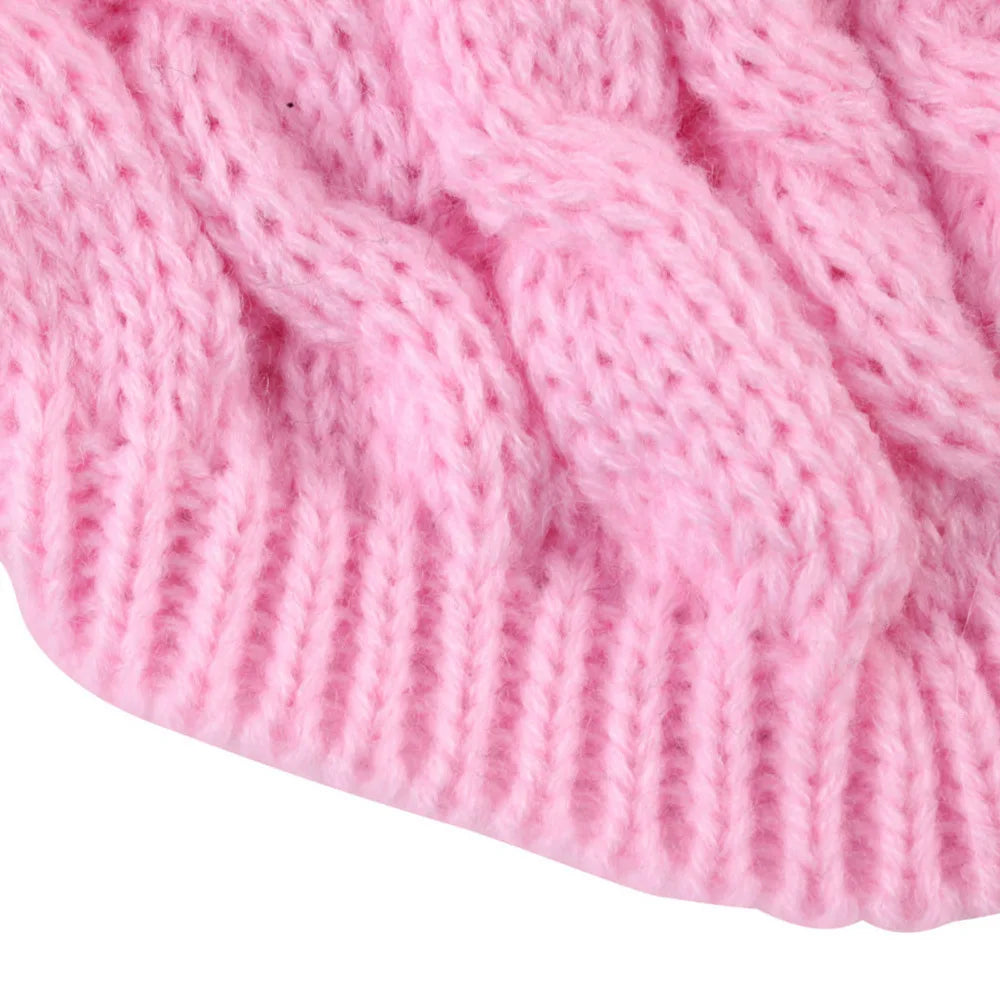 Pull Torsadé pour Chien - Tricot Chaud Automne/Hiver