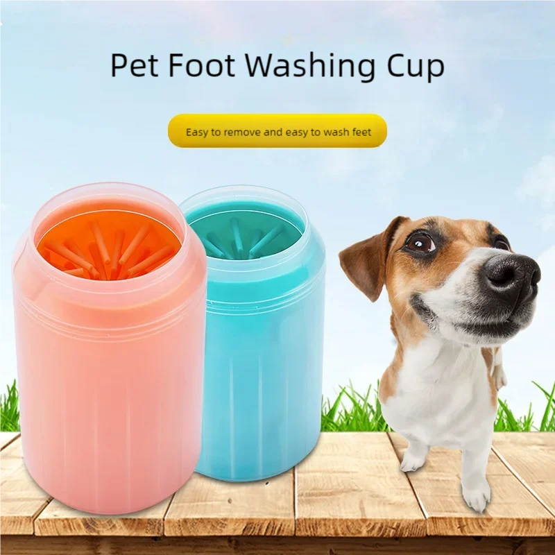 🐾 Gobelet Nettoyeur de Pattes en Silicone pour Chien & Chat