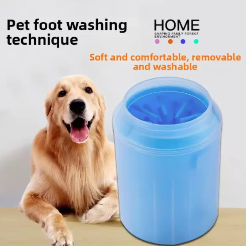 🐾 Gobelet Nettoyeur de Pattes en Silicone pour Chien & Chat