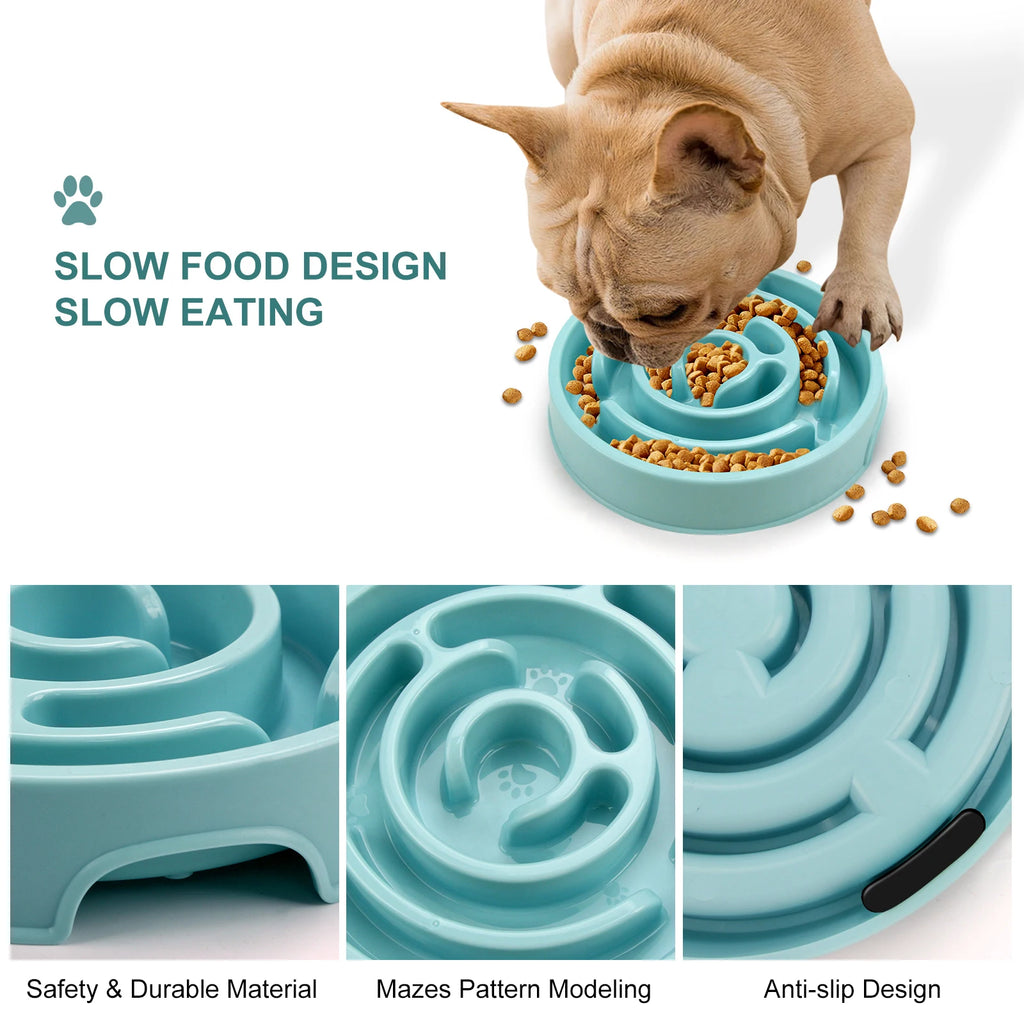 🐶 Gamelle Anti-Glouton pour Chien – Des repas plus lents, une meilleure digestion