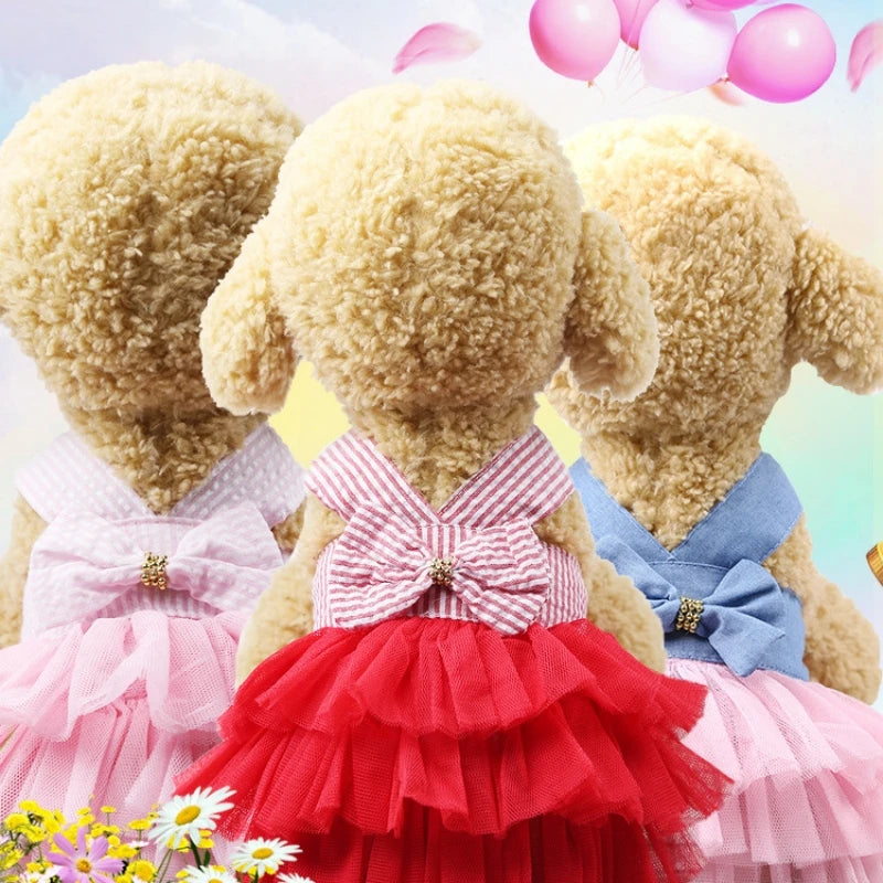 Robe d'Été pour Chien - Tulle Léger, Style Princesse