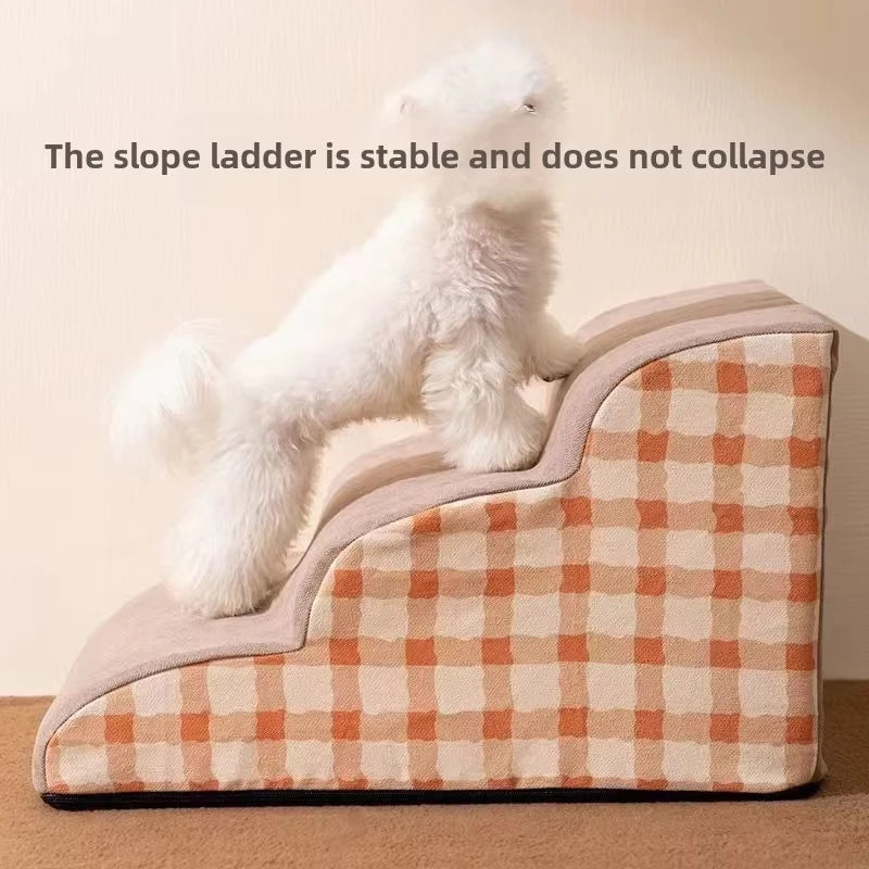 Escalier pour Chien & Chat – Mousse Haute Densité, Antidérapant, 2/3 Marches