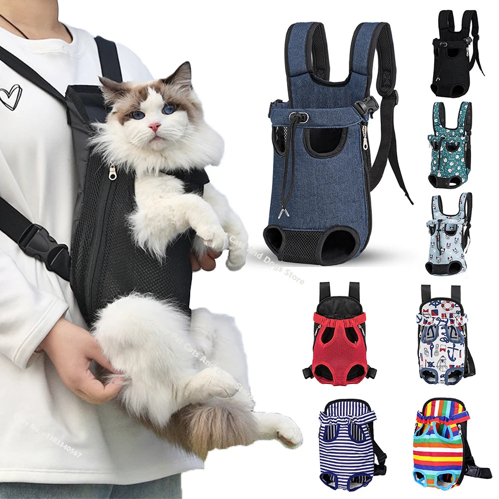 Sac à Dos Transport pour Chat et Chien - Réglable, Voyage et Randonnée