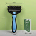 Brosse Démêlante 3 en 1 pour Chien et Chat - Anti-Nœuds et Anti-Poils Morts