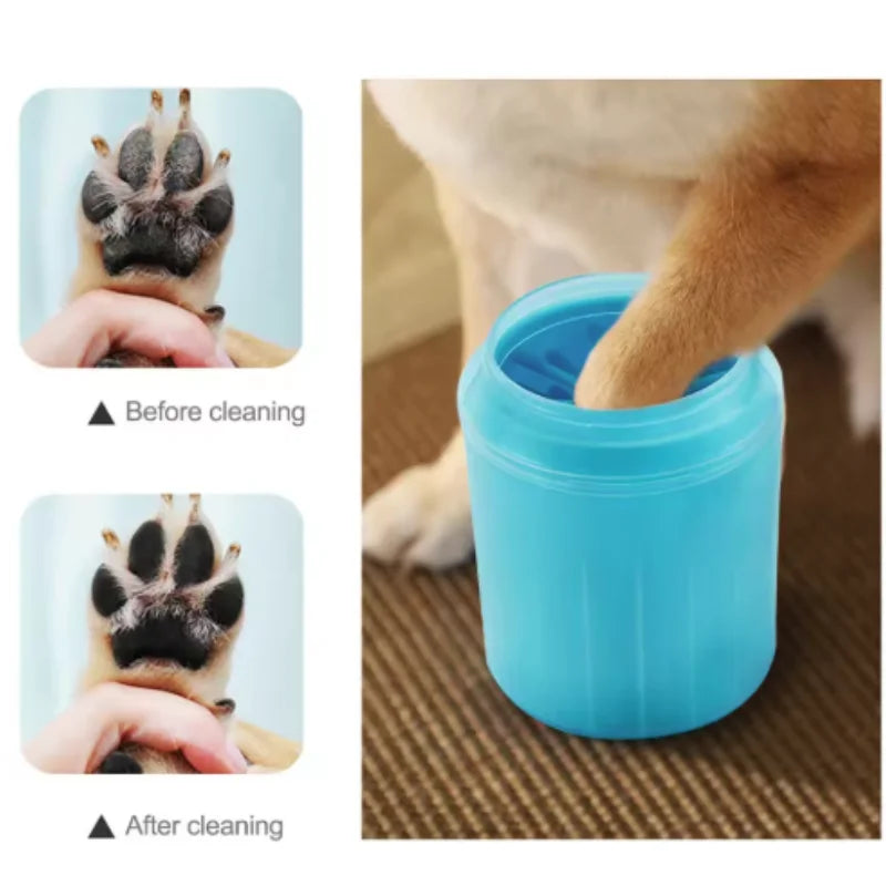 🐾 Gobelet Nettoyeur de Pattes en Silicone pour Chien & Chat