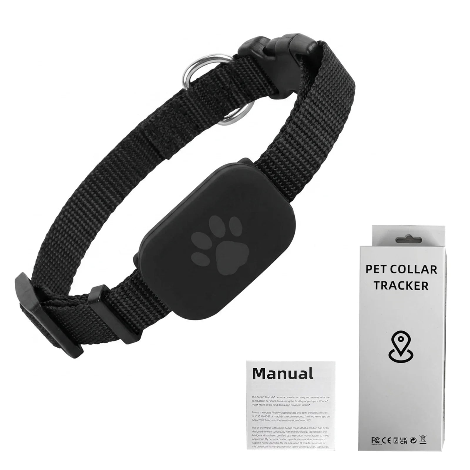 📍 Traqueur GPS Collier pour Chien & Chat – Compatible Apple Find My, Sans Abonnement