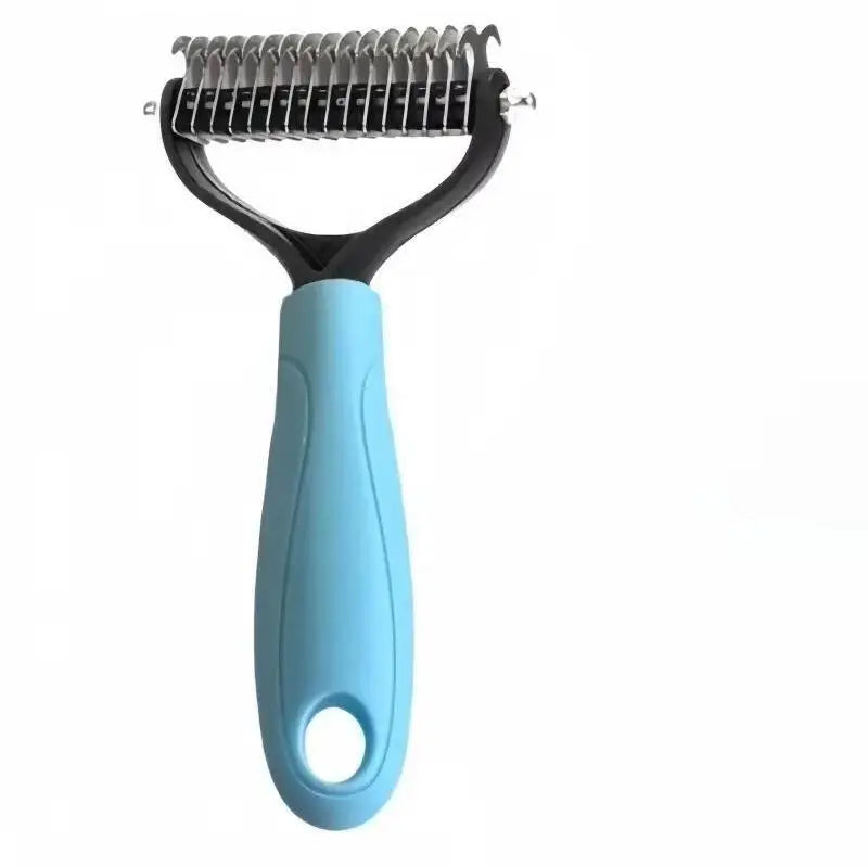 3-in-1 Detangling Brush for Dogs and Cats - Anti-Knot and Dead Hair Remover