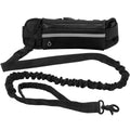 🏃 Laisse Chien Ceinture avec Sac Banane – Rétractable, Réfléchissante & Élastique