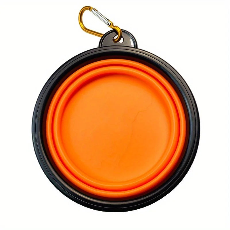Bol Pliant pour Chien - Gamelle de Voyage Portable en Silicone