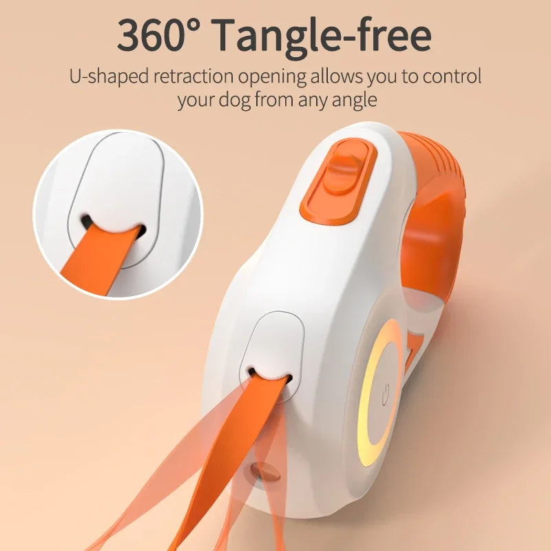Laisse Rétractable LED Premium pour Chien – 3 ou 5 m | Sécurité & Confort