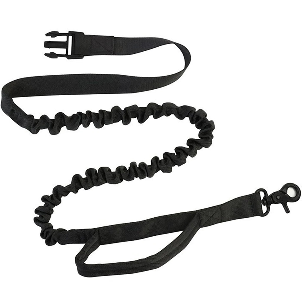 🏃 Laisse Chien Ceinture avec Sac Banane – Rétractable, Réfléchissante & Élastique