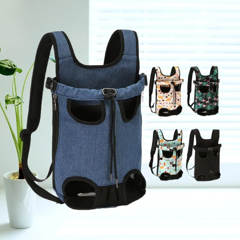 Sac à Dos Transport pour Chat et Chien - Réglable, Voyage et Randonnée