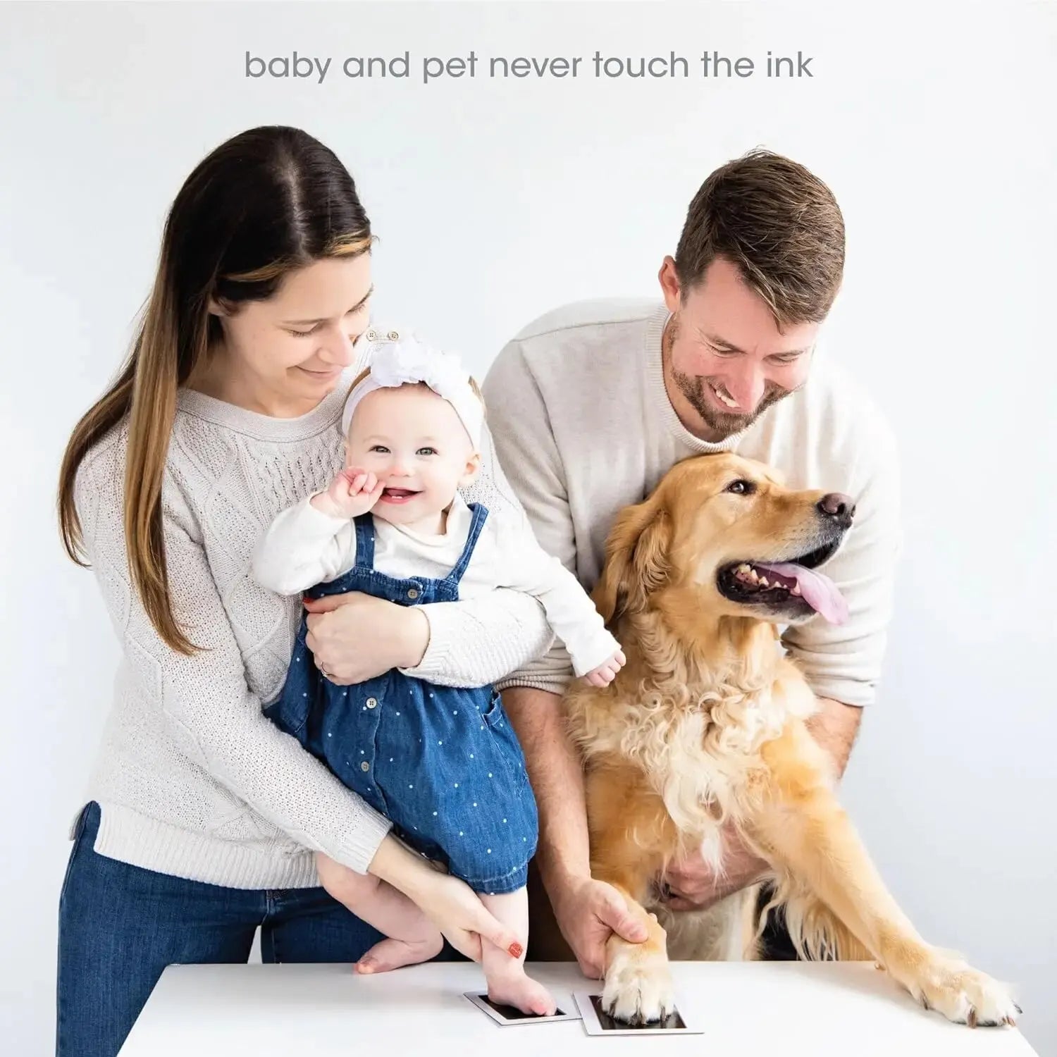Tampon Encreur Empreinte de Patte pour Chien et Chat - Kit Souvenir Sans Encre