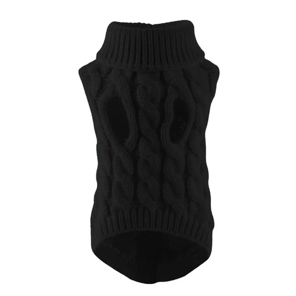 Pull Torsadé pour Chien - Tricot Chaud Automne/Hiver