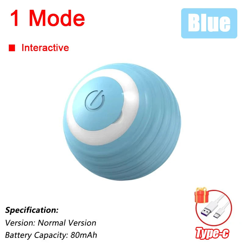 Automatic Interactive Cat Ball - Fake Tail, Rechargeable