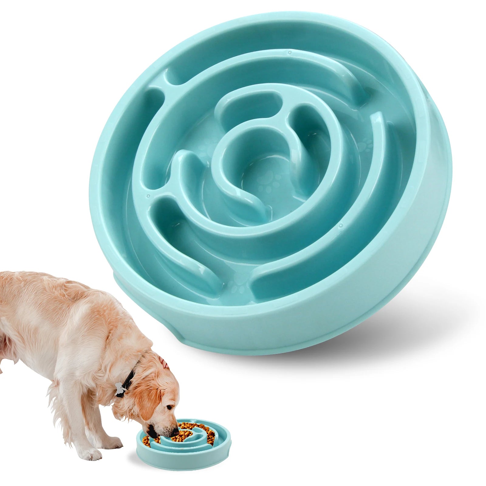 🐶 Gamelle Anti-Glouton pour Chien – Des repas plus lents, une meilleure digestion