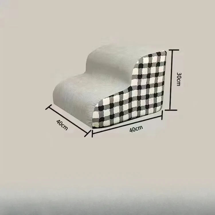 Escalier pour Chien & Chat – Mousse Haute Densité, Antidérapant, 2/3 Marches
